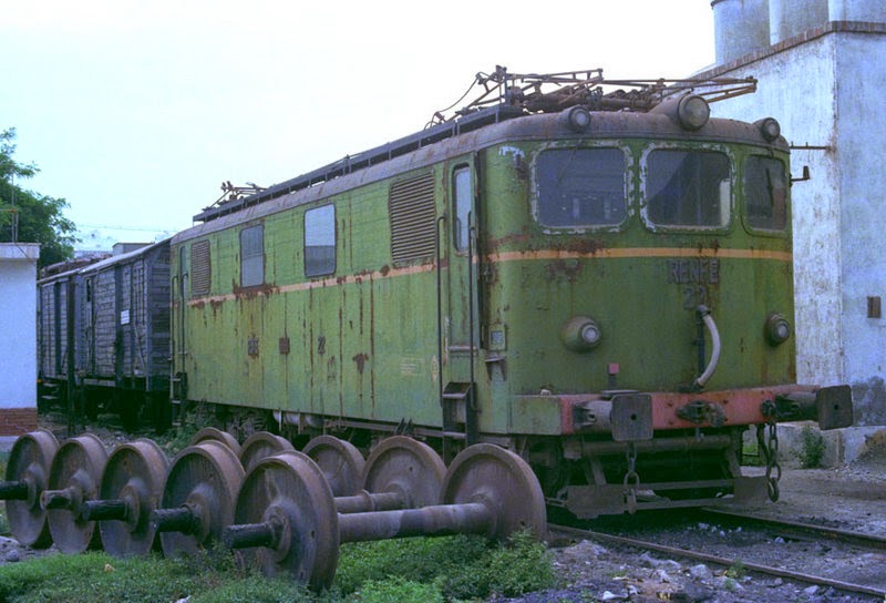 LocomotoraElectricaTrifasicaRenfe22FotoWernerHardmeier1976 LocomotoraElectricaTrifasicaRenfe22FotoWernerHardmeier1976