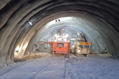 Excavación y sostenimiento de túnel. 02/2023. Foto Adif Alta Velocidad