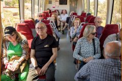 Interior del automotor 2900. Foto: Alejandro de la Paz.