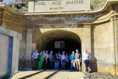 Boca del túnel José Maestre del ferrocarril de la bahía de Portmán. Foto: Gonzalo Amat.