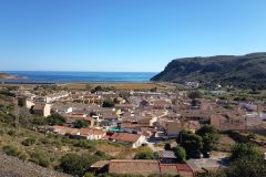 Vista del impacto ambiental en la bahía de Portmán por la actividad minera de la SMMP. Foto: Antonio Aguilera.